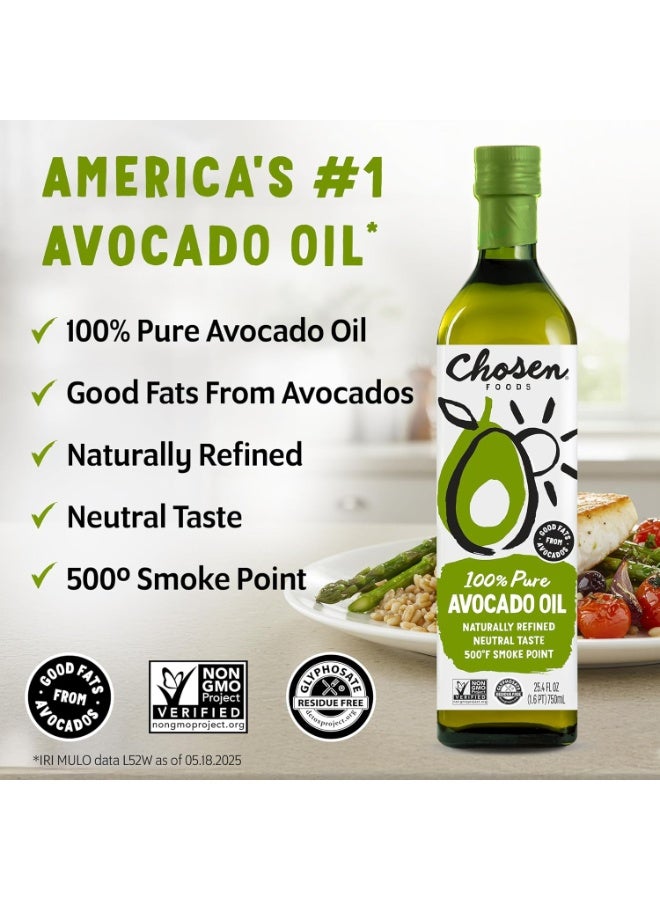 Chosen Foods 100% Pure Avocado Oil 16.9 fl oz - 500ml - Image 4
